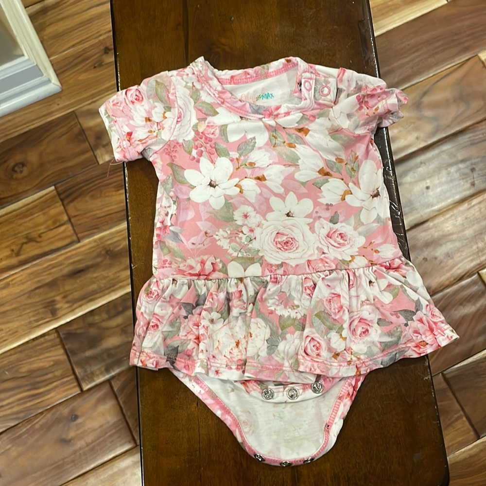 Super soft one piece 3 month girls dress